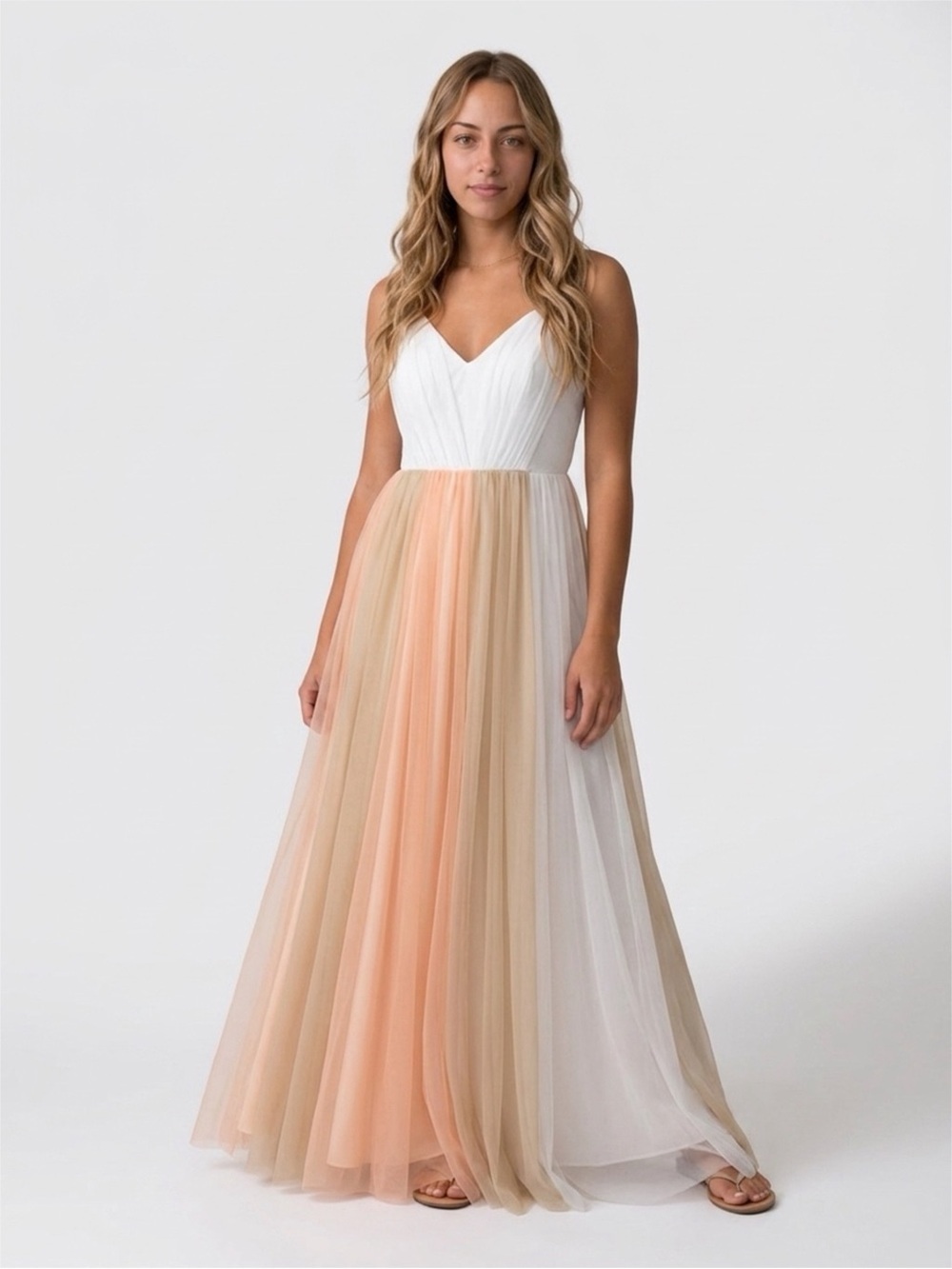 Urban Sistar Ombre Long Prom Dress Flowy Formal Gown NWT